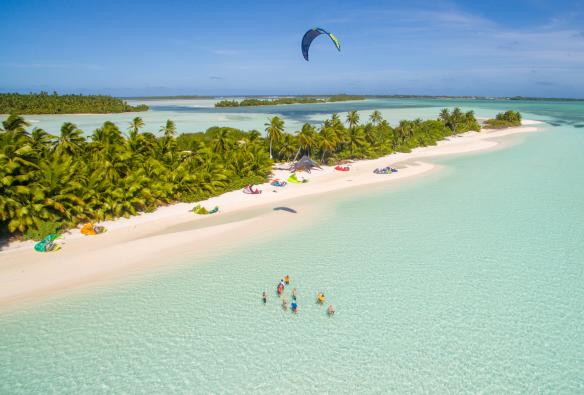 Cocos（Keeling）群島西島風箏滑浪©Cocos Keeling Islands Tourism Association