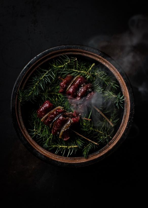 新南威爾士州薩里山Firedoor餐廳的一碟菜式©Nikki To