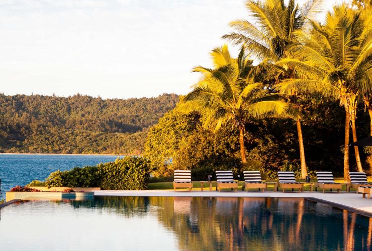 昆士蘭州漢密爾頓島qualia度假村的海灘小屋泳池©澳洲豪華旅館