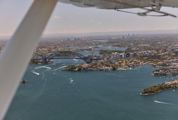 新南威爾士州（New South Wales）玫瑰灣（Rose Bay）的悉尼水上飛機公司©新南威爾士州旅遊局