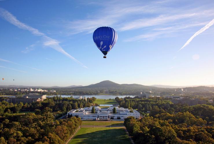 澳洲首都領地（Australian Capital Territory）坎培拉（Canberra）的Balloon Aloft©澳洲旅遊局