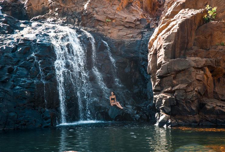 北領地尼特米魯克國家公園的艾迪絲瀑布©澳洲旅遊局