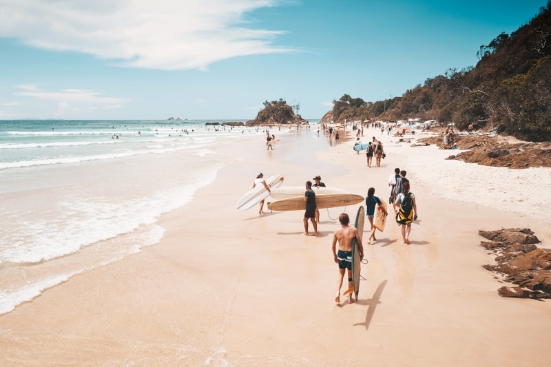 The Pass, Byron Bay, Nouvelle-Galles du Sud © Tourism Australia The Pass, Byron Bay, Nouvelle-Galles du Sud © Tourism Australia